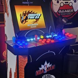 Shaq Edition NBA Jam Arcade1up Cabinet With Over 15,000 Video Games 