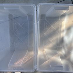 2 Ikea Plastic Storage Box