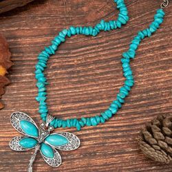 New Turquoise Dragonfly Necklace SHIPPING AVAILABLE 