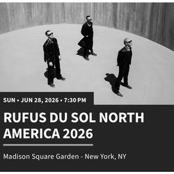 Rufus Du Sol - June 28, 2026