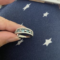 925 Sterling Silver Wedding Ring Size 9