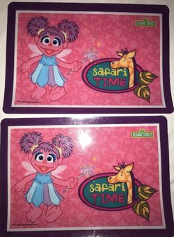 Set of 2 Abby Cadabby Plastic Placemats