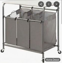 Laundry Organizer 3 bags & Ironing Board Top. Glendale 91203