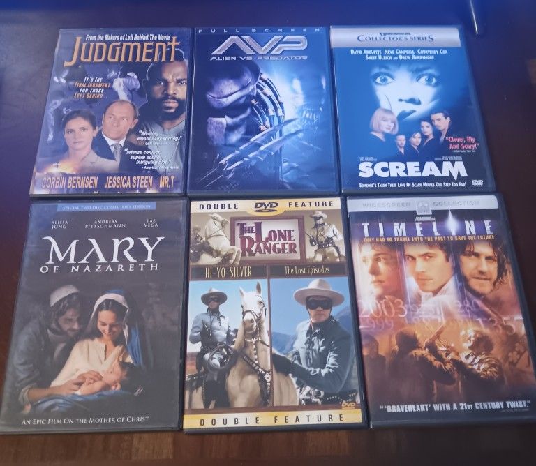 6 Dvds