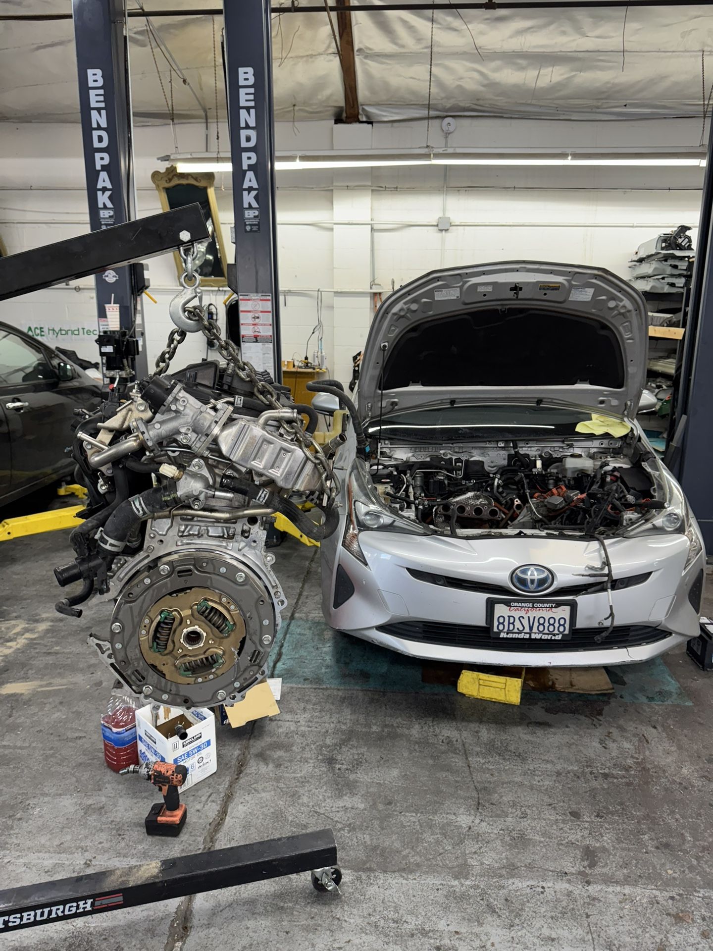 Prius Engine Full swap - 1.8L - Enjoy your new car.