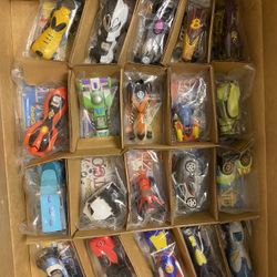 Disney 2002 Wild Racers Cars Set - Mickey Pluto Villians