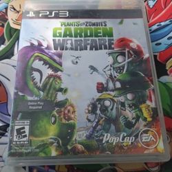 Plants Vs Zombies Garden Warfare PlayStation 3/PS3 (Read Description)