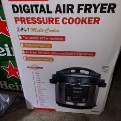 New EUROTO Pressure Cooker and Air Fryer.