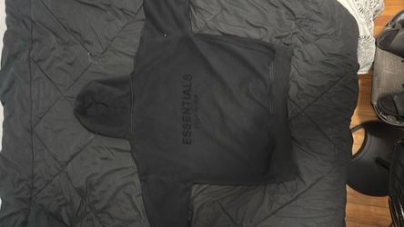 Black Essentials hoodie, Size/ Medium
