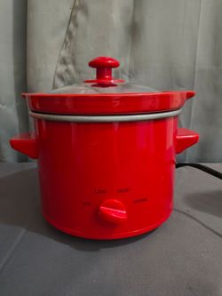 Red crock pot