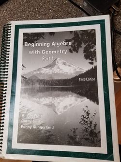 Math 60 Algebra Book