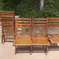 Wooden foldable Chairs 