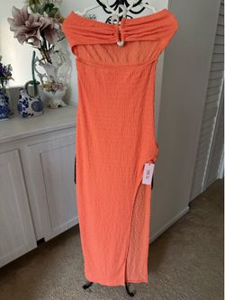 NWT SOLD OUT ONLINE SMALL MICAS Cut-Out Rhinestone Midi Dress