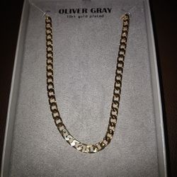 18k Gold Plated Cuban Link Chain$60firm