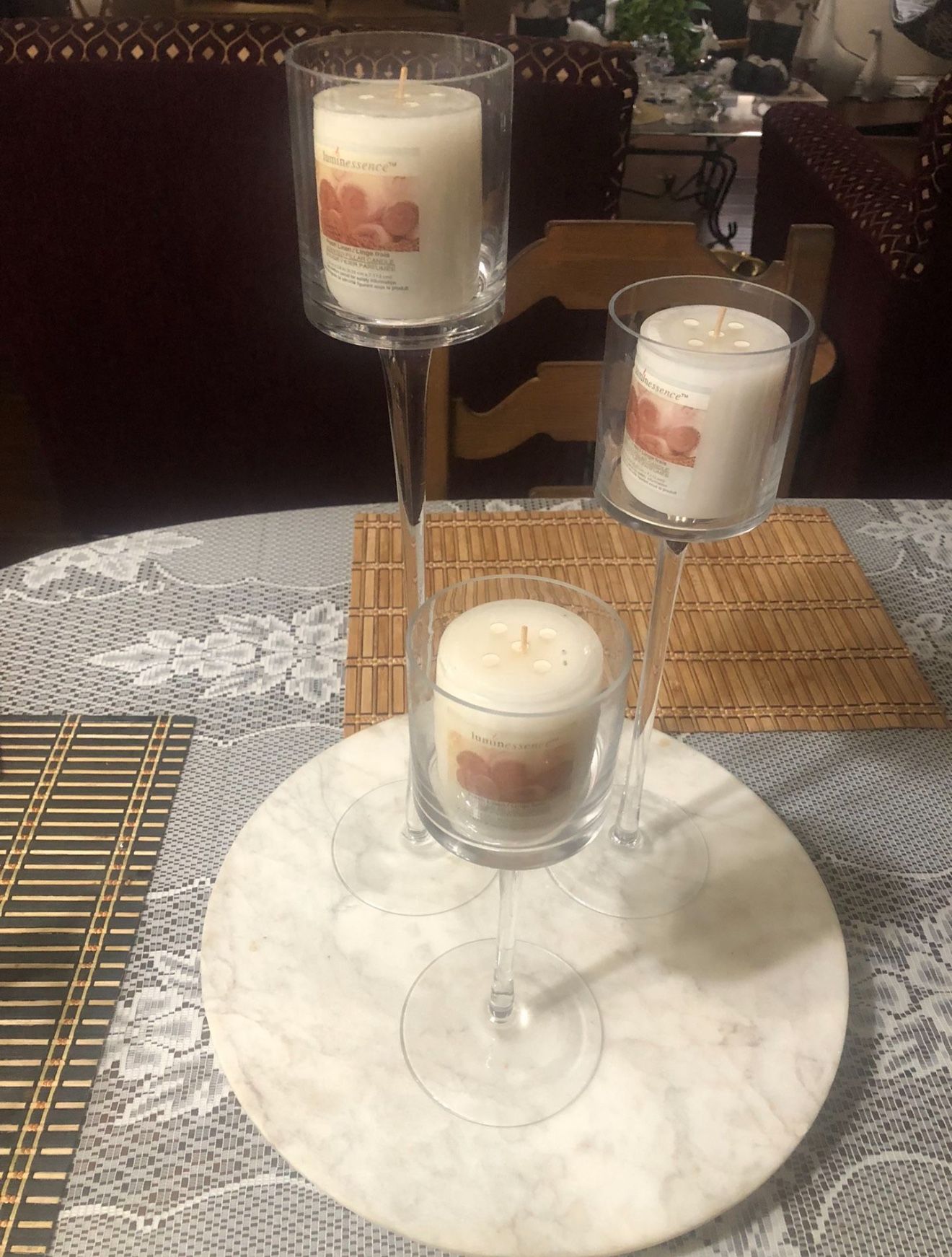 Holder Candles 🕯️ Set Of Christmas 🎄 
