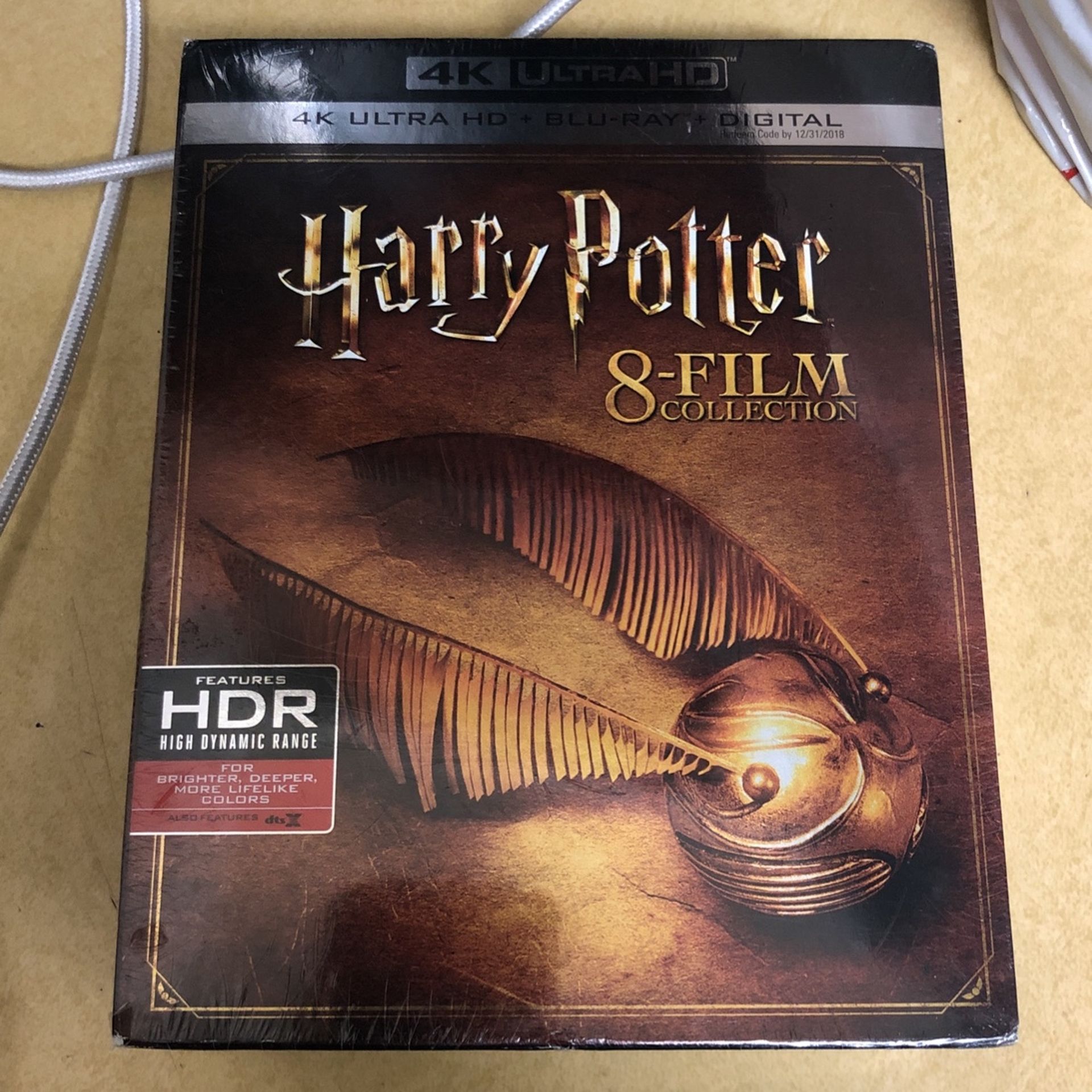 Harry Potter 4K Ultra HD +blu-ray +digital code