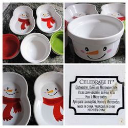 Celebrate In Snowman Set Of 5 item 