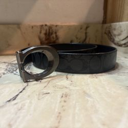 Black Coach Belt Size 36