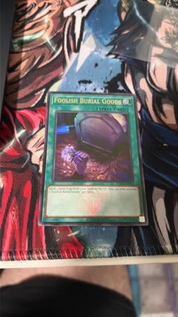 Yu-Gi-Oh Foolish Burial Goods OTS winner pack