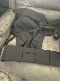 Black Baby Carrier Wrap with Straps