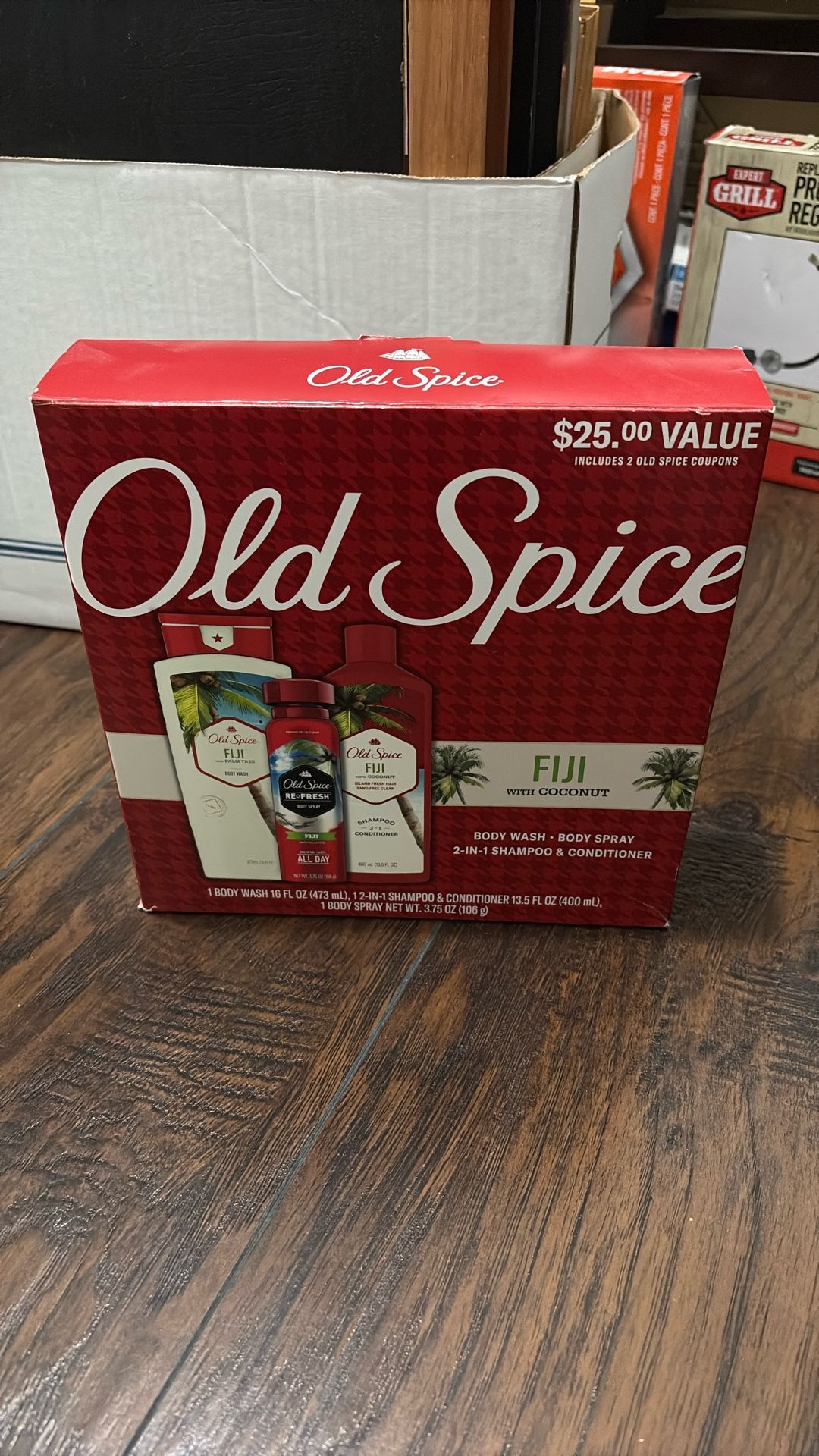 Old Spice Gift Set Figi W/coconut
