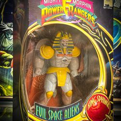 1993 Bandai Mighty Morphin Power Rangers Evil Space Aliens King Sphinx