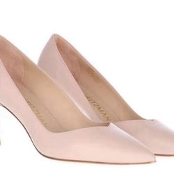 Stuart Weitzman Anny 70 Dolce Leather Stiletto Pumps Size 10 