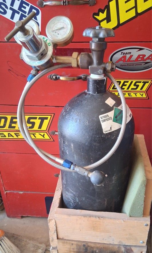 Nitrogen 30 cu ft nitrogen refill dimensions 23"x7"