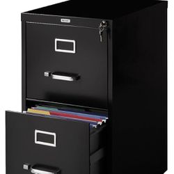 2-Drawer Vertical File Cabinet, Metal Cabinet