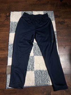 Navy Blue Nike Athletic Track Pants