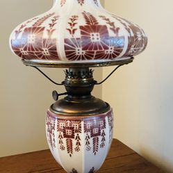 1800’s Lamp Oil Victorian Gone With The Wind