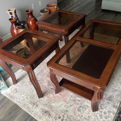 Coffee Table With Side Table Set
