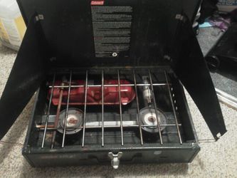 1970 coleman 425, two-burner camping stove