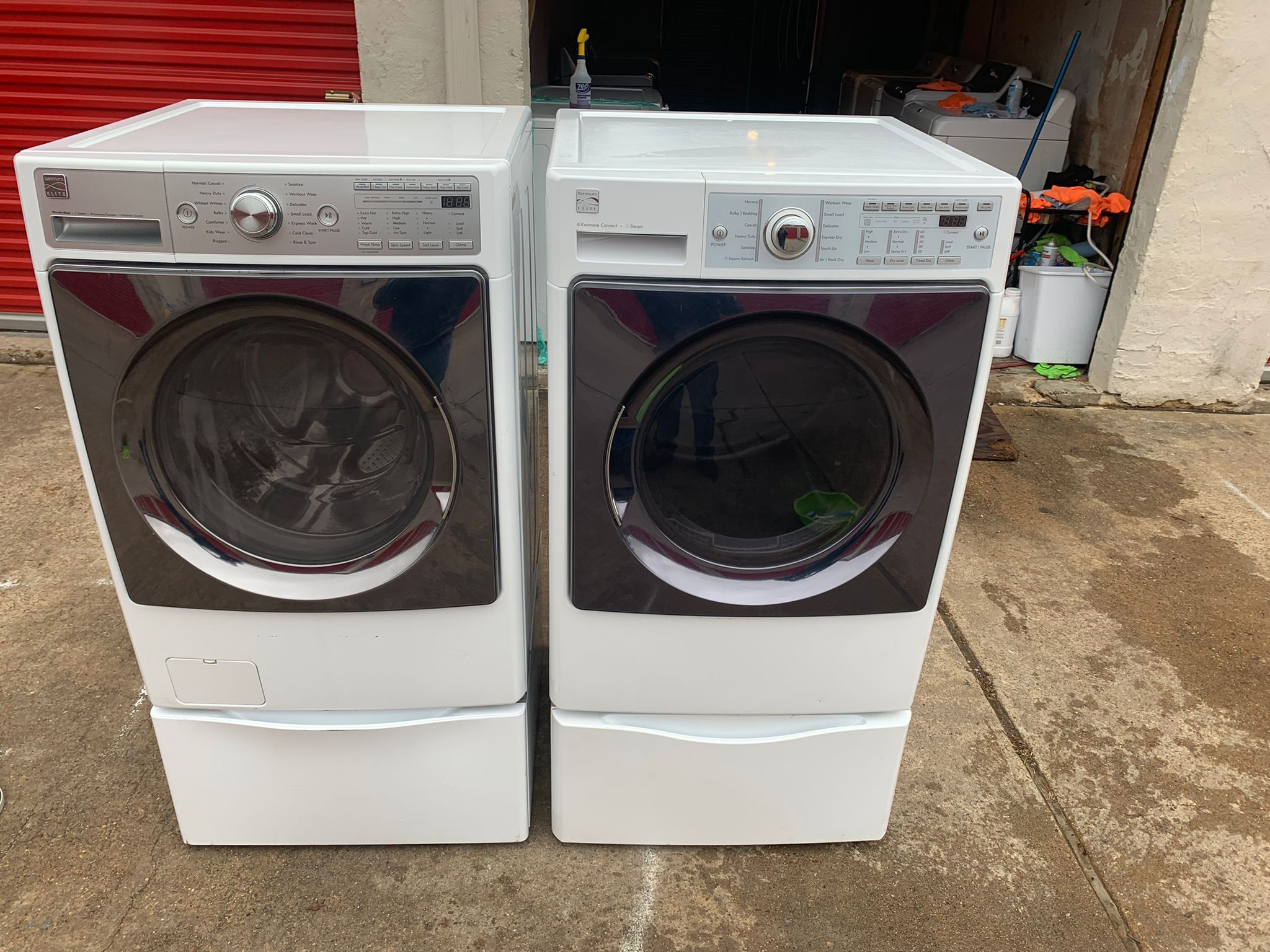 Kenmore Washer Xl Steam Dryer Steam Electric Nice Set