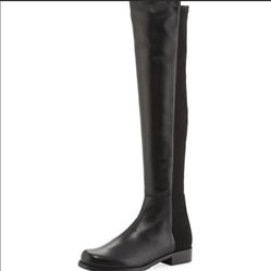Stuart Weitzman 50/50 Leather Boot