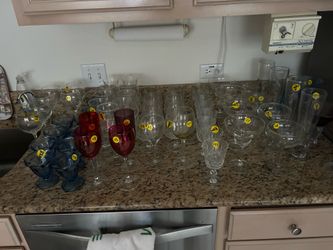 Various glassware