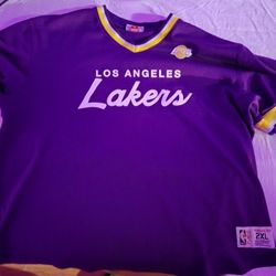 Your Los Angeles Lakers Warm Up Jersey 2x