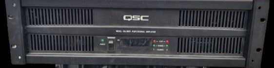 QSC ISA300Ti Power Amplifier 2 Channel Rack Mount Stereo 300 Watts per CH 70 Volt ISA Series