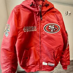 49er's BOMBER - Red (NEW) 