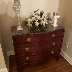 Dining Table , Bedroom Table, Entry Table With Granite Top