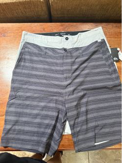 2 pairs of Quiksilver Amphibian shorts