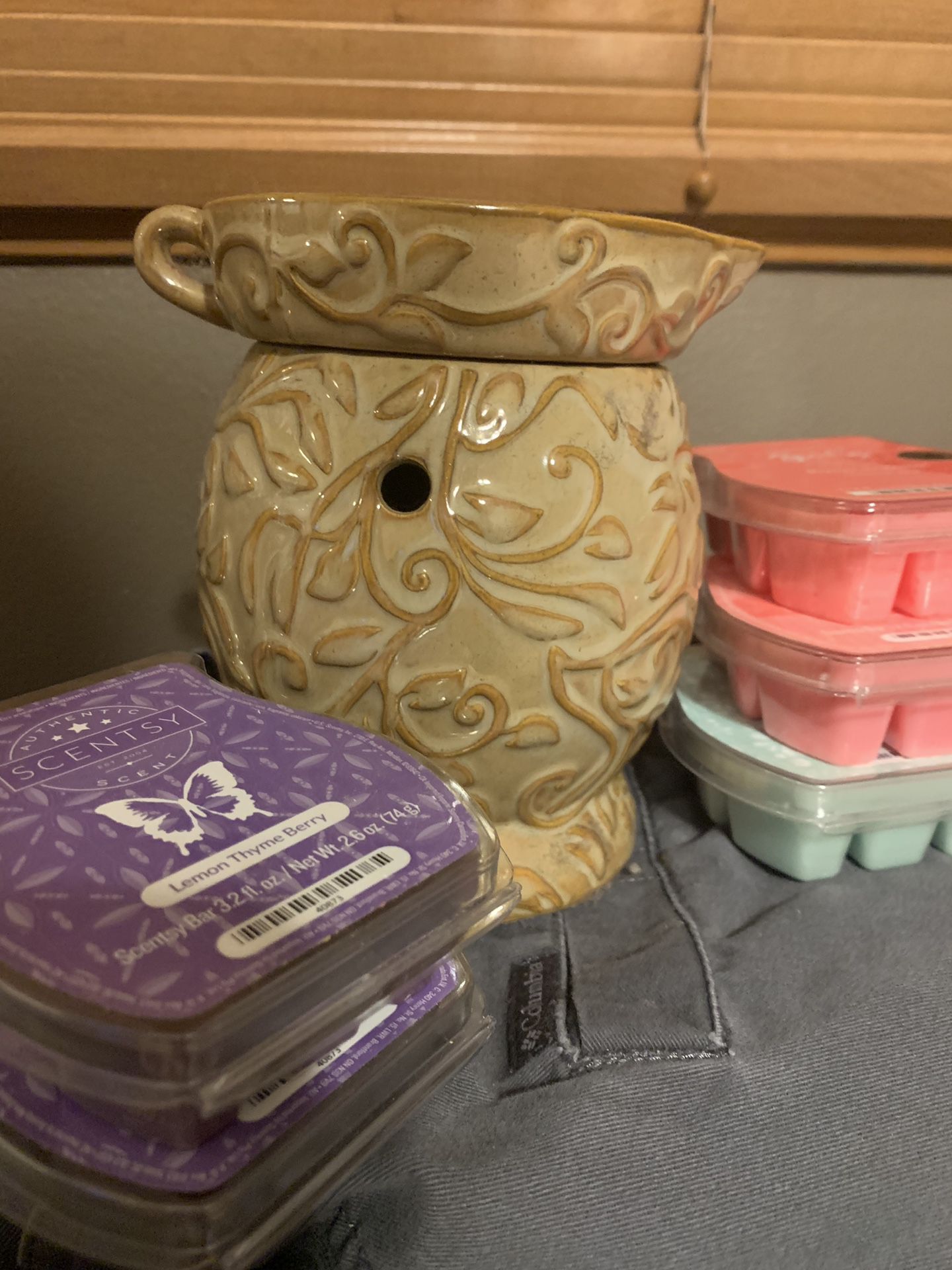 Scentsy Warmer w/bulb and 6 bars