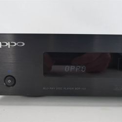 OPPO BDP-103 BLU-RAY DISC AUDIOPHILE SACD PLAYER NO REMOTE CONTROL $600 FINAL PRICE 