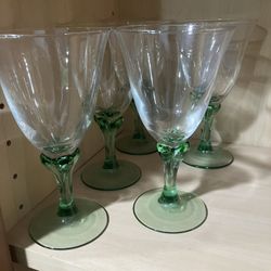 Set Of 5 Wine Glasses
