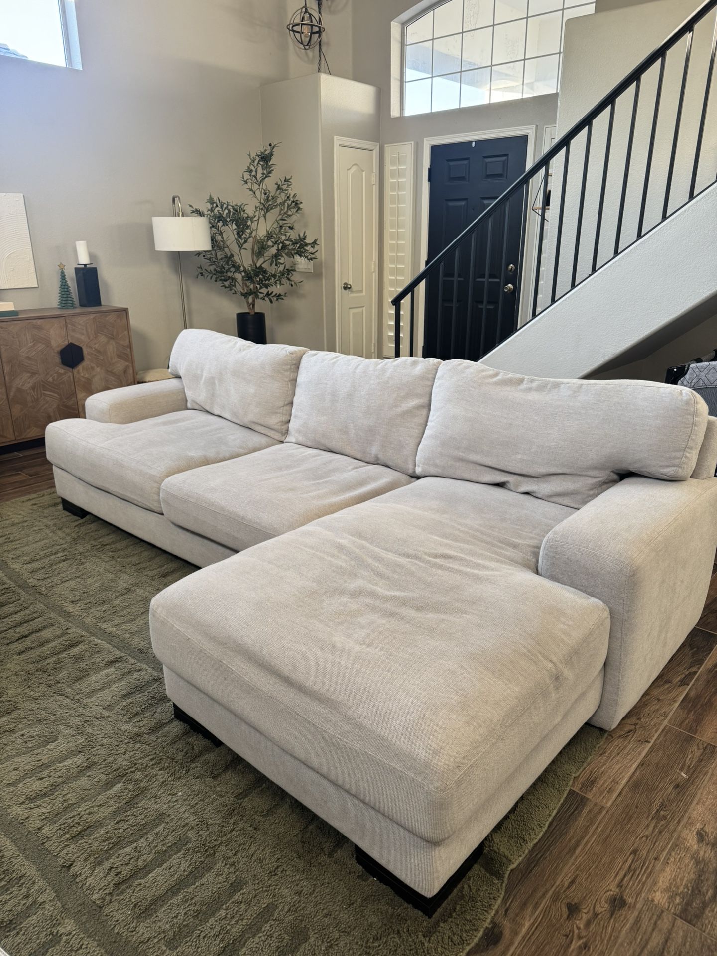 Grey Living Spaces Couch