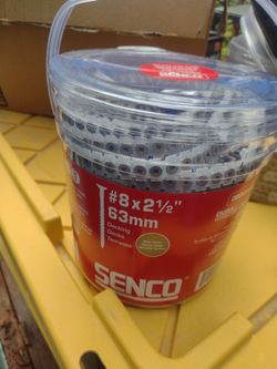 Senco 2 1/2" tan collalated screws
