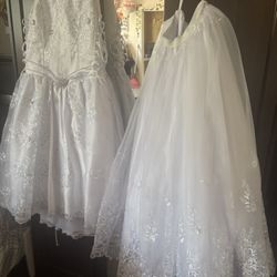 First Communion Dress – Like New | Vestido de Primera Comunión – Como Nuevo