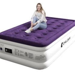 Twin Air Mattress with Built in Pump