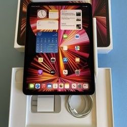 NEW APPLE IPAD PRO 11" INCH 3RD GEN 256GB CELLULAR + WiFi + WARRANTY