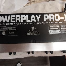 Power Play Pro-xl, 4 Channel Headphones Distribution Amplifier Model Ha4700